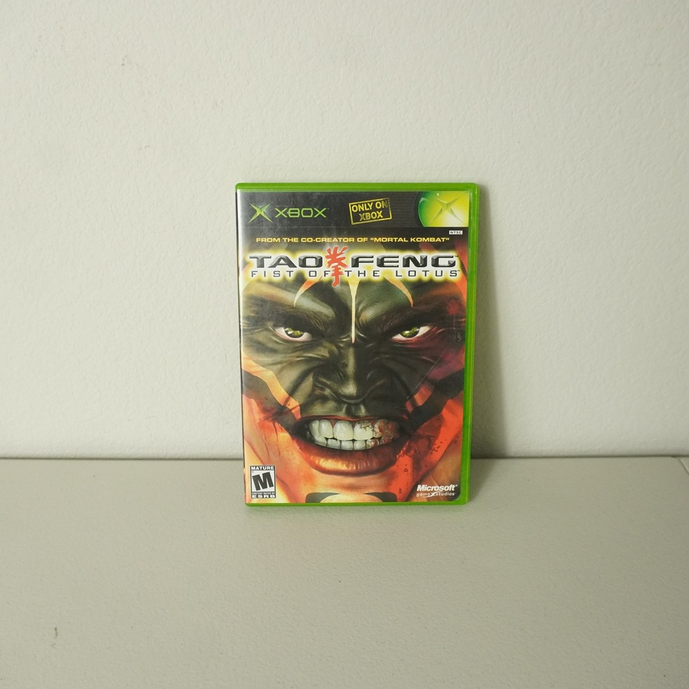 Microsoft Tao Feng Fist of the Lotus Xbox One Size Green‎ Fighting Game CIB